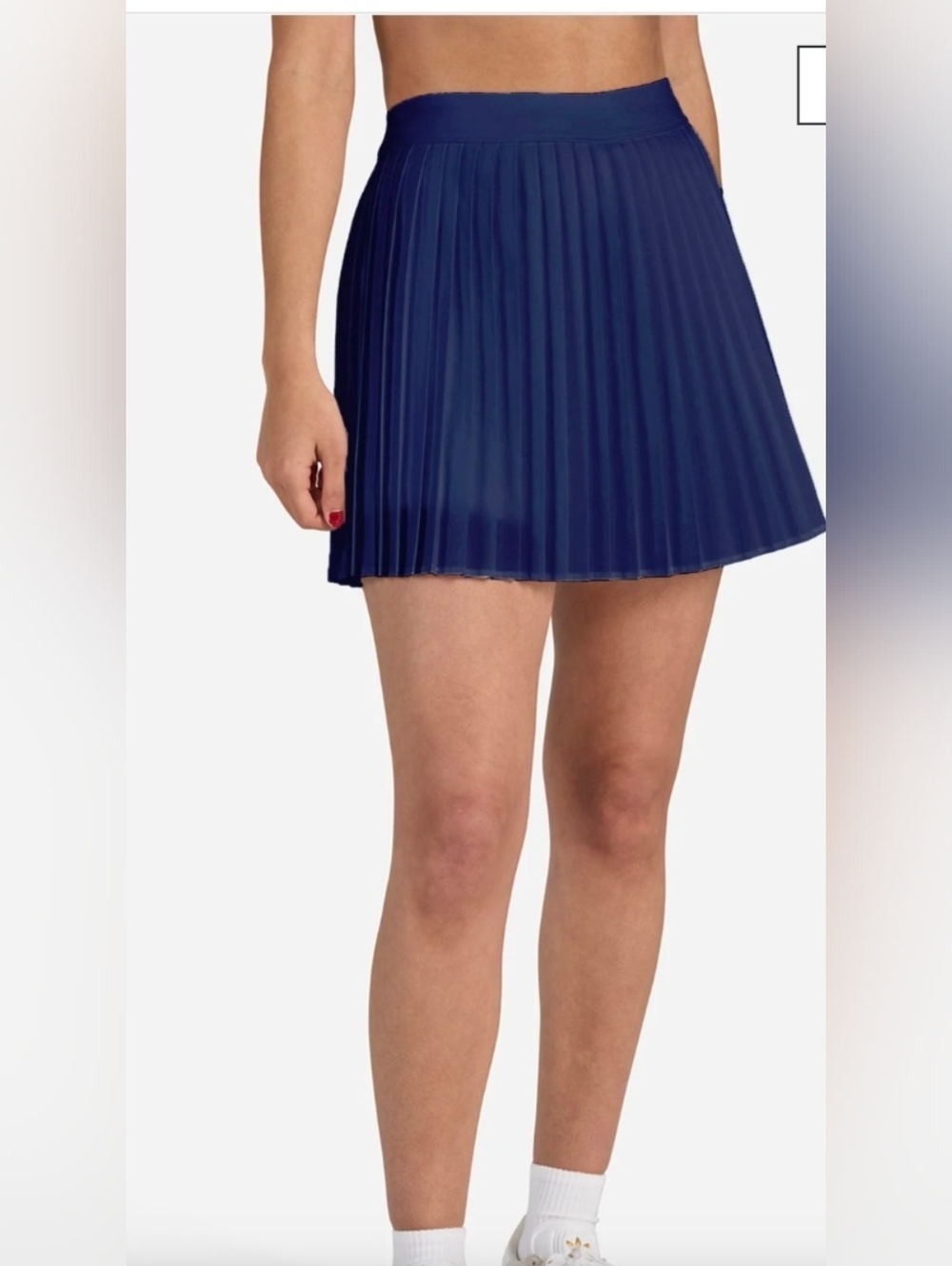 Forever 21 Navy Blue Pleated Mini Skirt Size Small School Girl Y2K 90s NEW